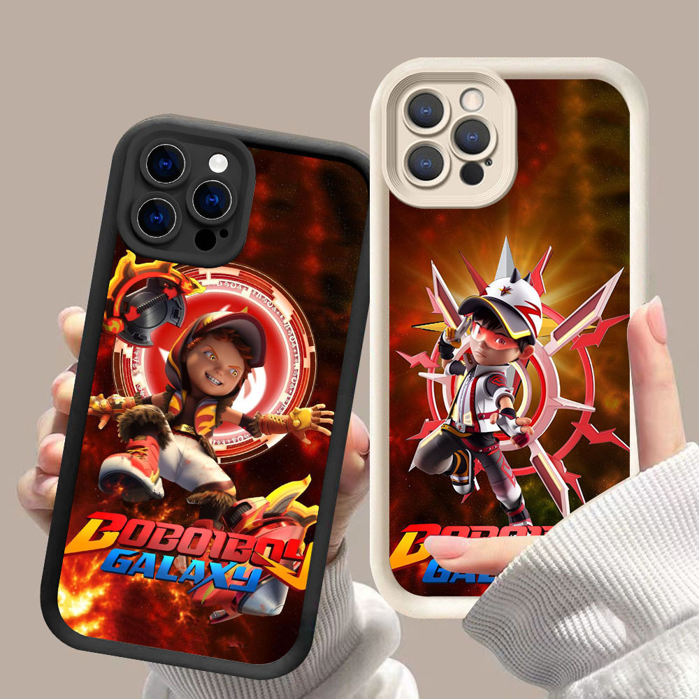 TF-42 BoBoiBoy Galaxy Murah Casing HP TPU Anti Gores iPhone 17 15 16 14 Pro Max