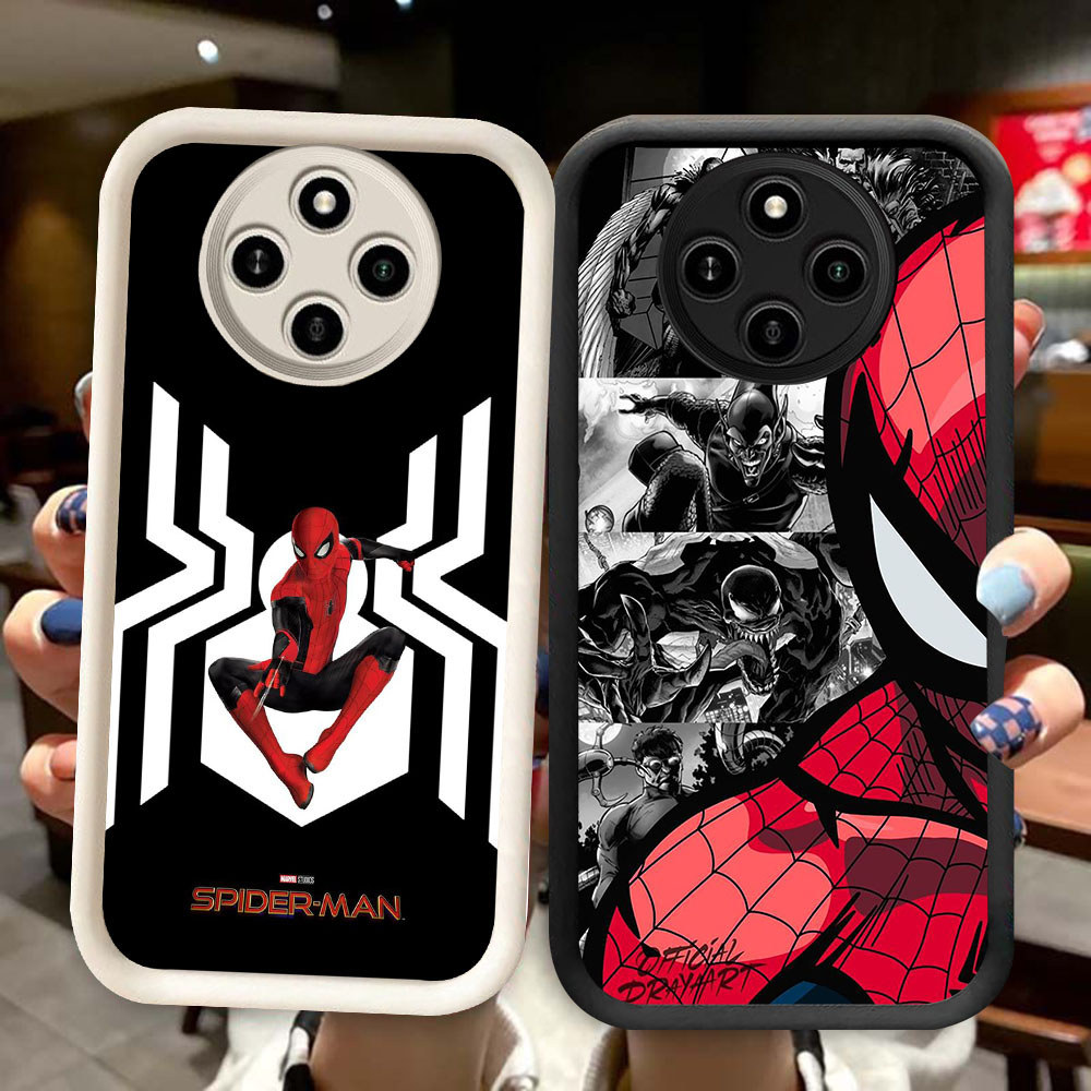 UK-28 Spiderman Casing HP Untuk Xiaomi Redmi A3 14C A3X Poco X3 C61 C75 NFC Pro