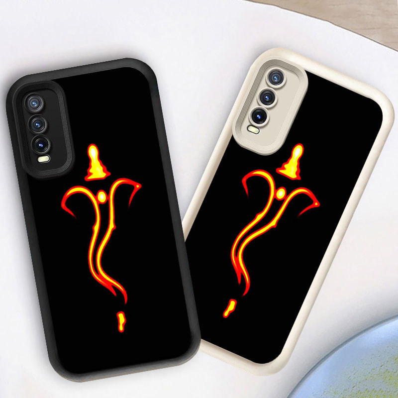 M20 Ganesha Hitam Casing untuk VIVO Y20 S1 Y20i Y11s Y20s Y66 Y12s Pro Kasus Putih