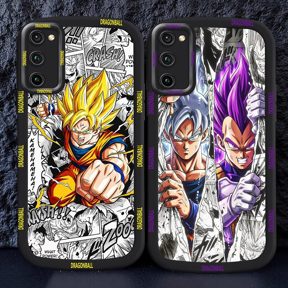 Casing untuk Samsung A51 A02S A03 A03S Hitam dan putih Case M35 Dragon Ball