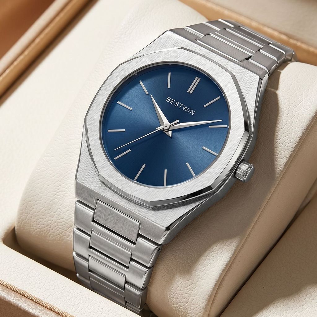 Jam Tangan Pria Tangan Pria Merek Bestwin, Baru, Tahan Air, Quartz, Grosir, Laris Manis Di Pasar Eks