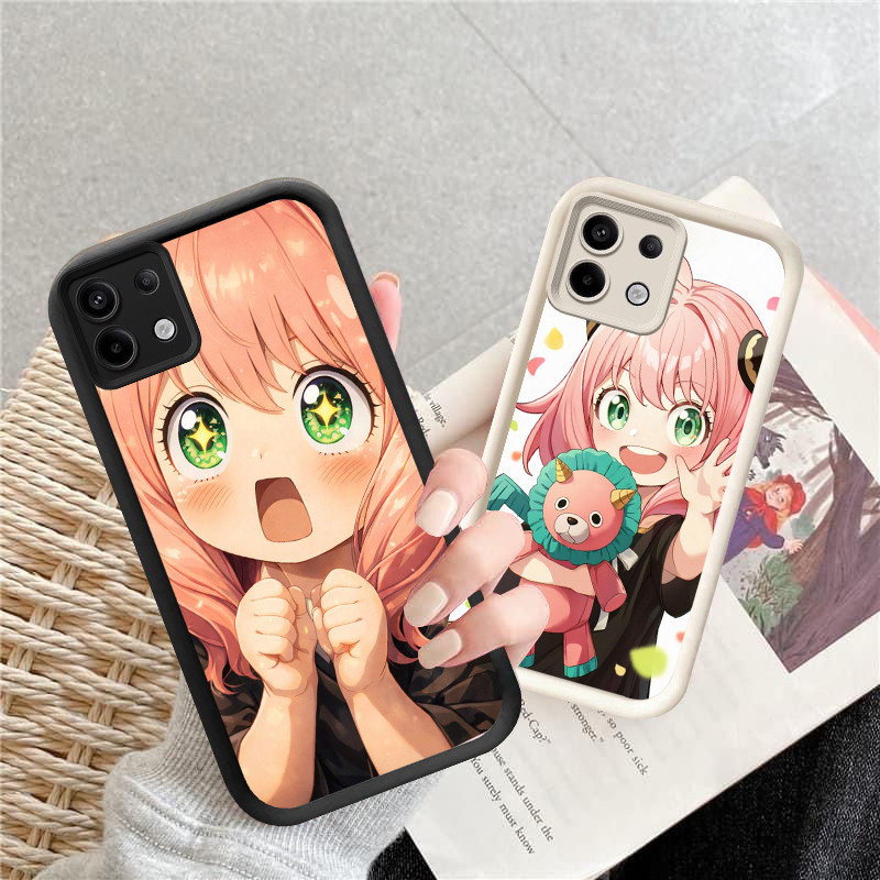 P-45 Spy x Family Casing hp silikon tipis dan ringan untuk Infinix Note Zero Smart Infi 30 GT 20 7 4