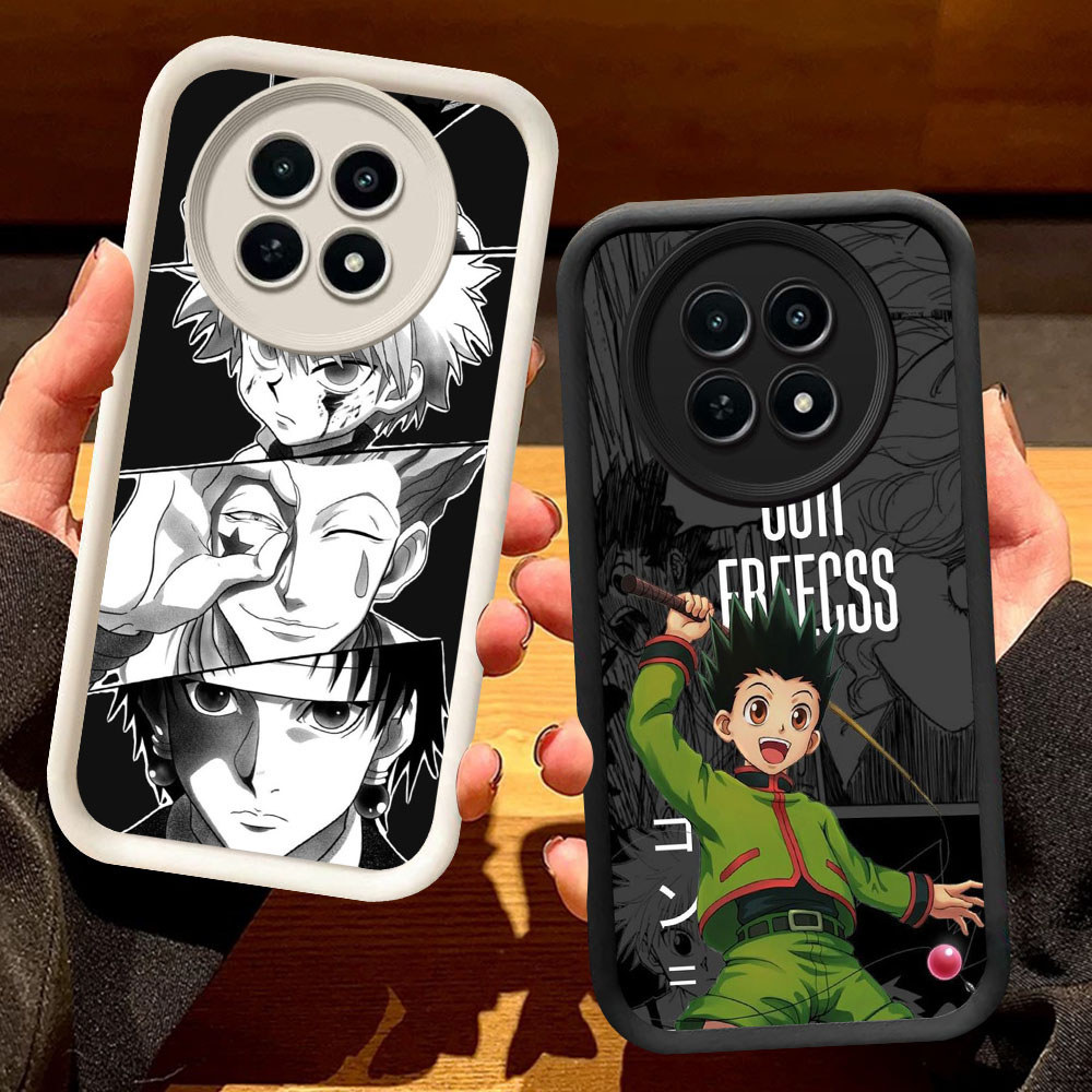 TF-58 Hunter X Hunter Murah Casing HP TPU Anti Gores Realme 12 12X 13 C65 P1 Narzo N65 70 Pro Plus