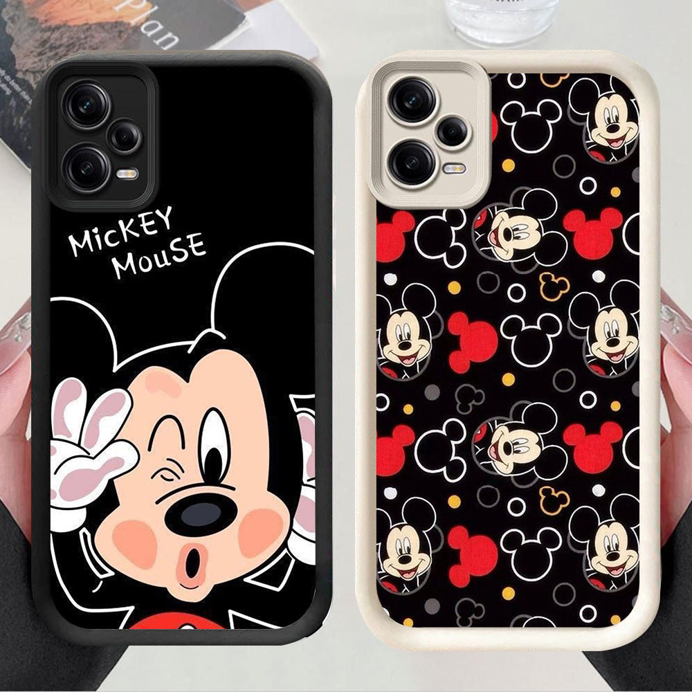 Casing HP Untuk Xiaomi Redmi Note 12 13X 15C Turbo 3 POCO X5 M6 F7 F6 F5 TM-13 Mickey Mouse