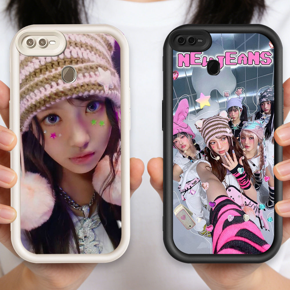P-37 NewJeans PUBG Casing hp silikon tipis dan ringan untuk OPPO A12s F9 F7 A12 A12E A11K A5S A7 201