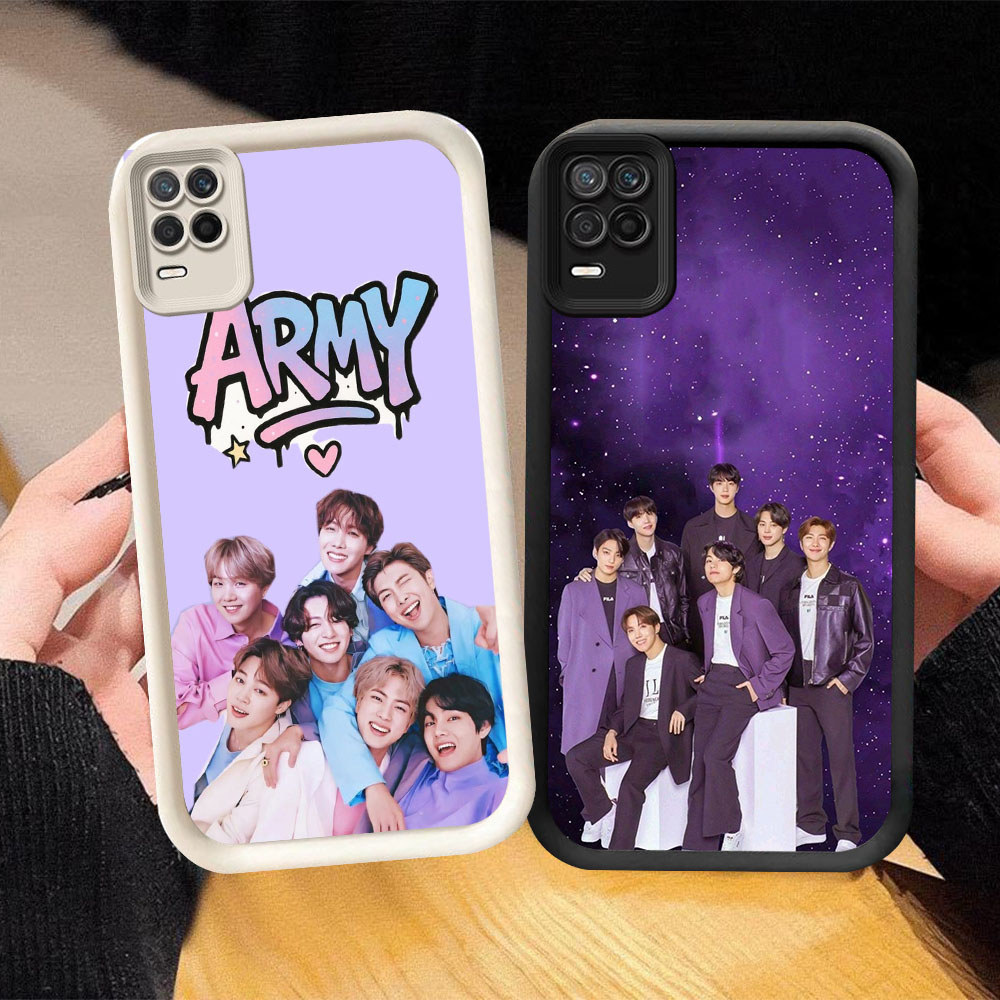 ZG-2 ARMY kpop Boys Murah Casing HP TPU Anti Gores Realme 8 8S 12 C67 V13 Q3 Narzo 30 Lite Pro