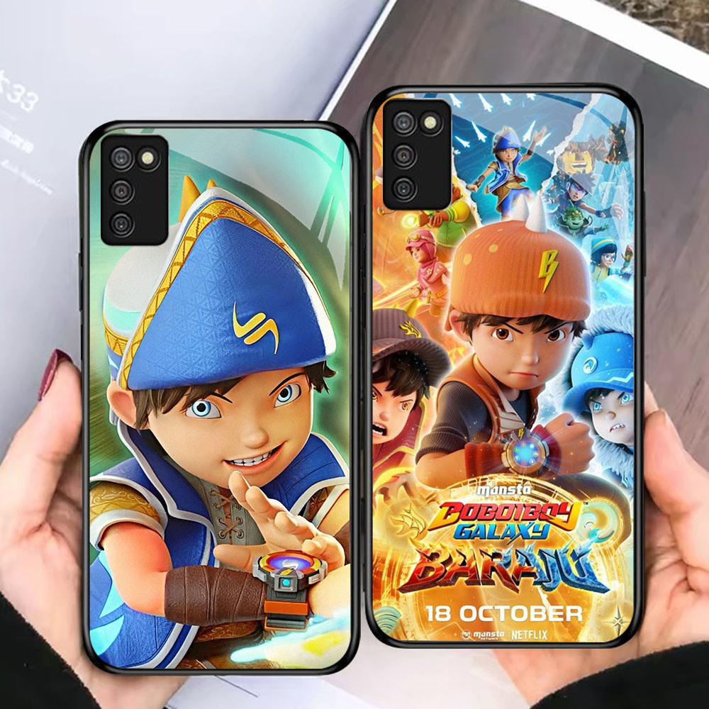 TF-1 Anime Boboiboy HD Glass Casing untuk Samsung A03S A71 M02S A02S A51