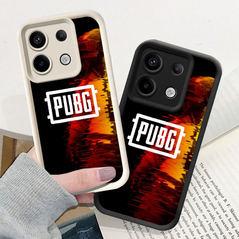 U23 PUBG Casing untuk Infinix Note Zero 40S 40 30 Pro Plus 5G Kasus(Hitam/Putih) Cover