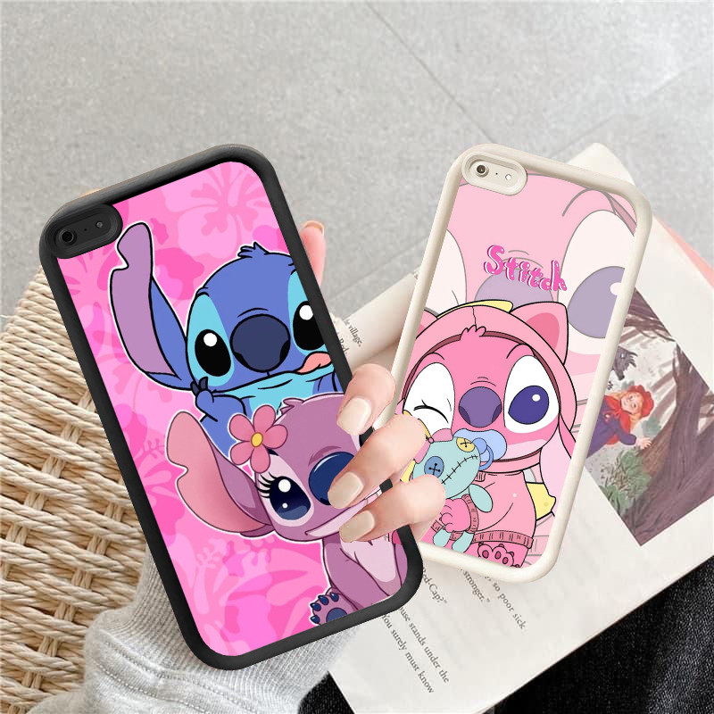 P-46 Stitch Casing hp silikon tipis dan ringan untuk Realme Narzo C30S 14 C30 Narzo50iPrime N65 P1 P