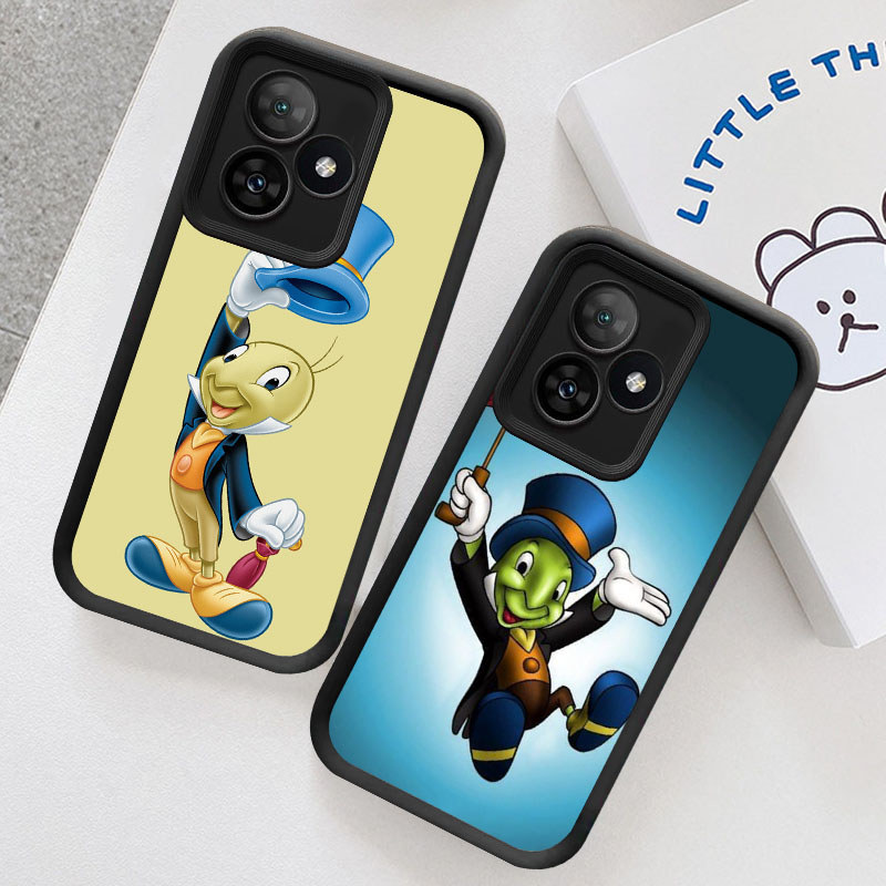 U21 Pinocchio Casing untuk Xiaomi Redmi POCO 13 F6 Turbo X5 3 13X F5 5G Kasus(Hitam/Putih) Cover