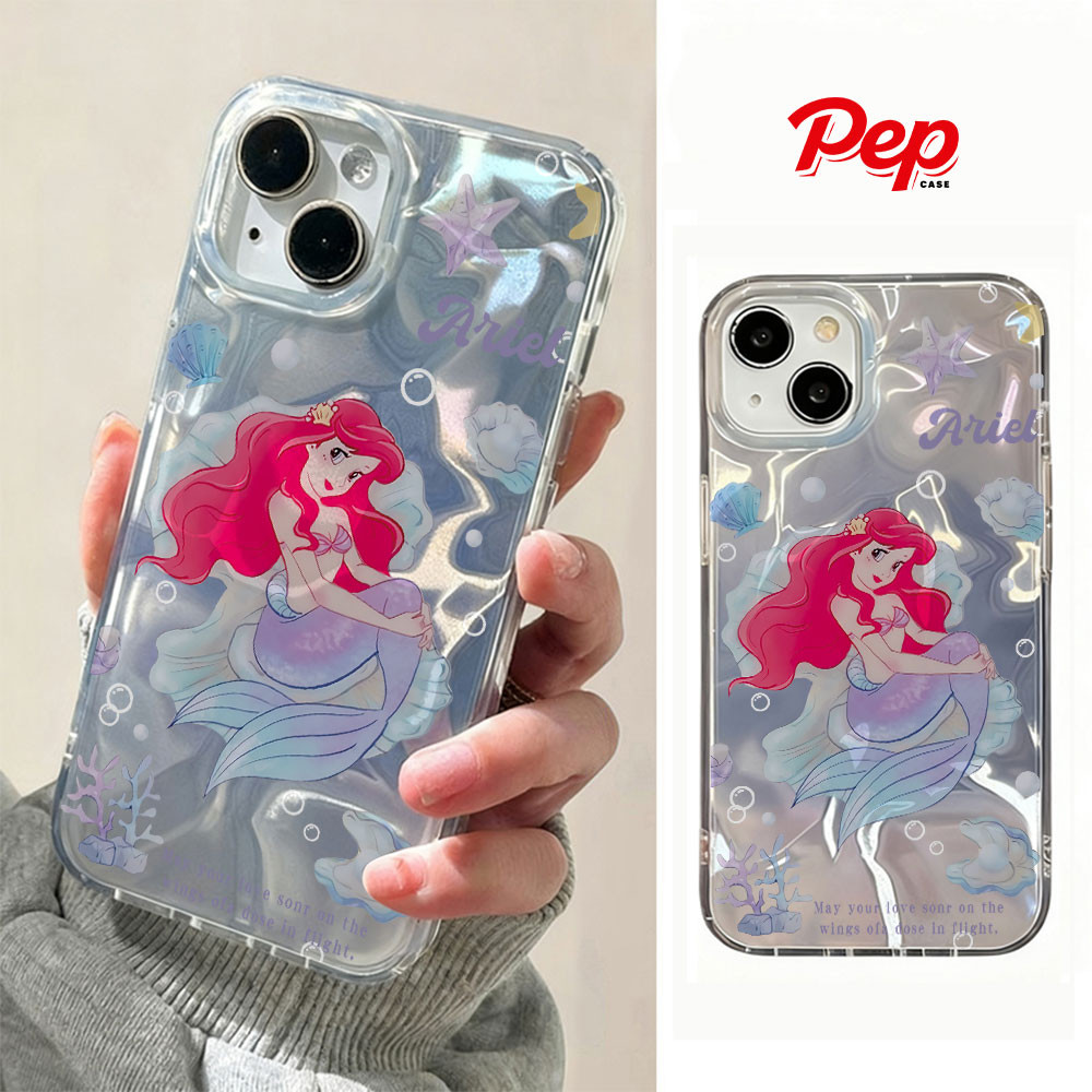PepCase Ariel the Little Mermaid Silicone Case for iPhone 11 Pro Max, 12 Pro Max, 13 Pro Max, 14 Plu