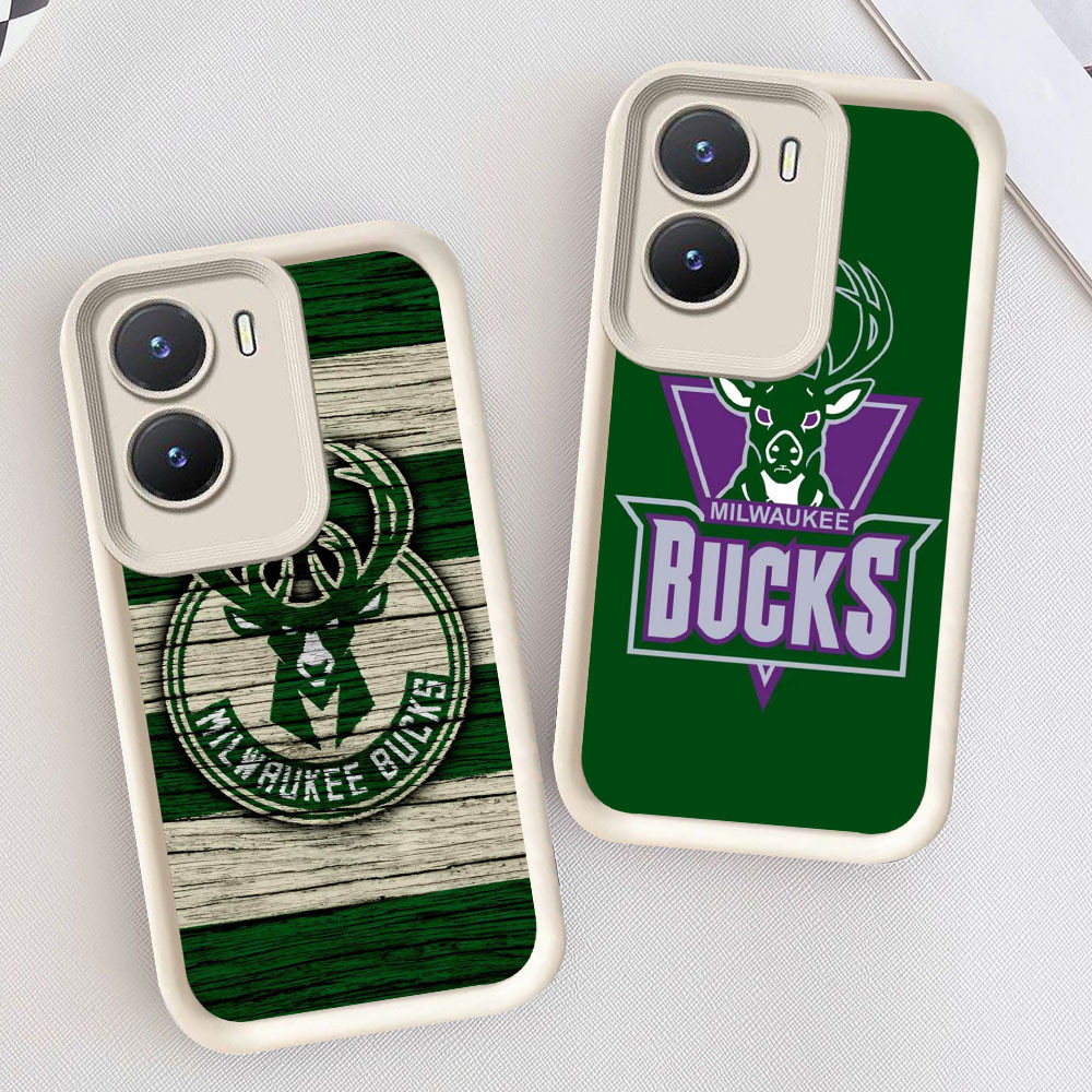 Lembut Casing untuk VIVO Neo V17 Y75 Y01 Y33S Y33E Y55 V19 Y01A Y56 Kasus CF38 Milwaukee Bucks