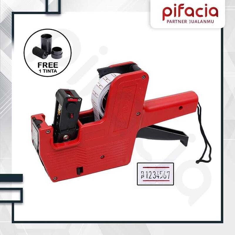 

PIFACIA Alat Harga Expired Date Rol Snack Kerupuk Price Label 8 digit MX 5500