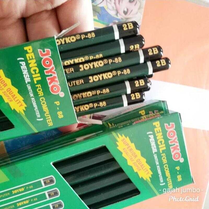 

(Dapat 12 BIJI) Pensil Joyko 2B P88 Original Super Quality For Computer Murah