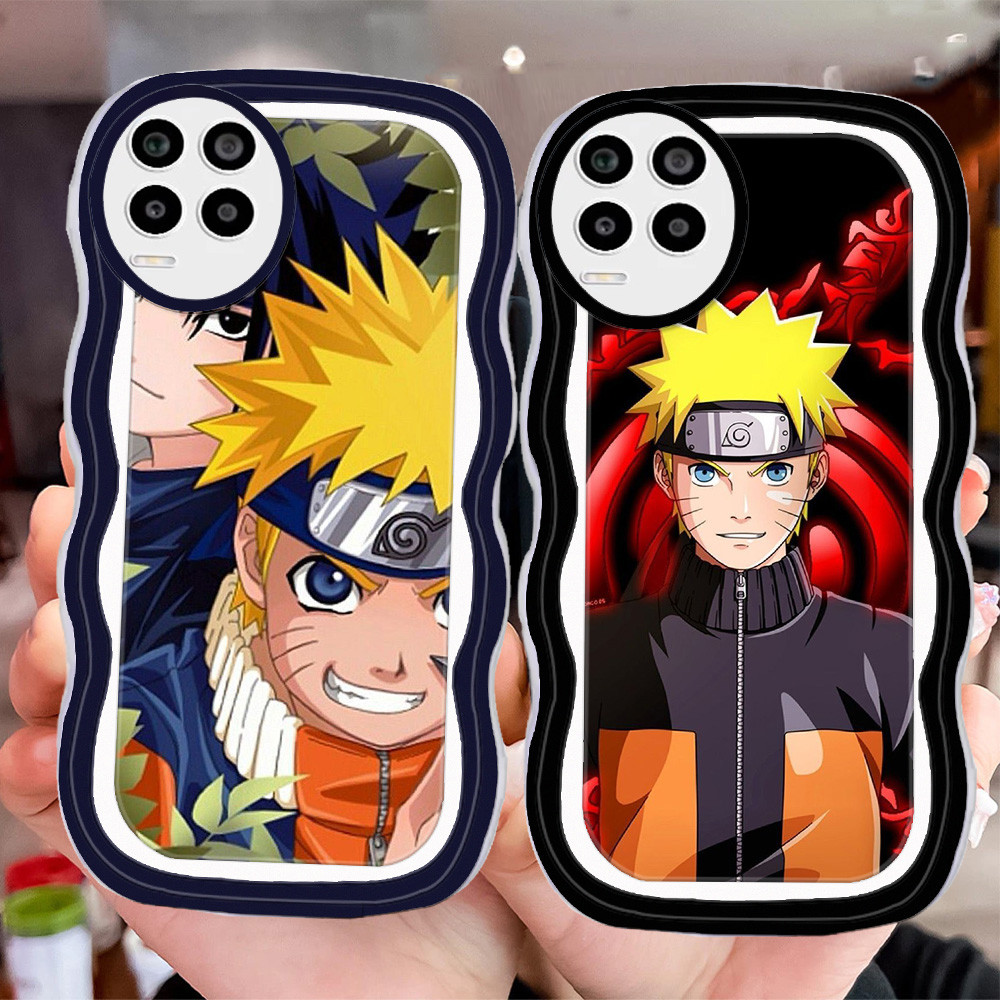 D-51 Uzumaki Naruto Transparan Casing untuk Realme 8i 7i C17 8 Pro 5G Case