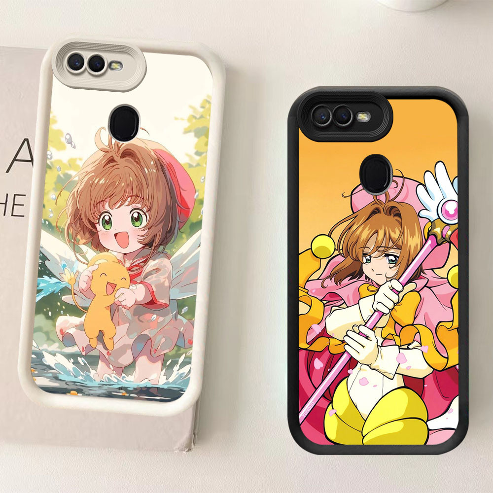 ST6 Cardcaptor Sakura Casing untuk OPPO A5S F5 A12 F9 A12s A7 F7 A11K 2018 Pro Kasus Ponsel