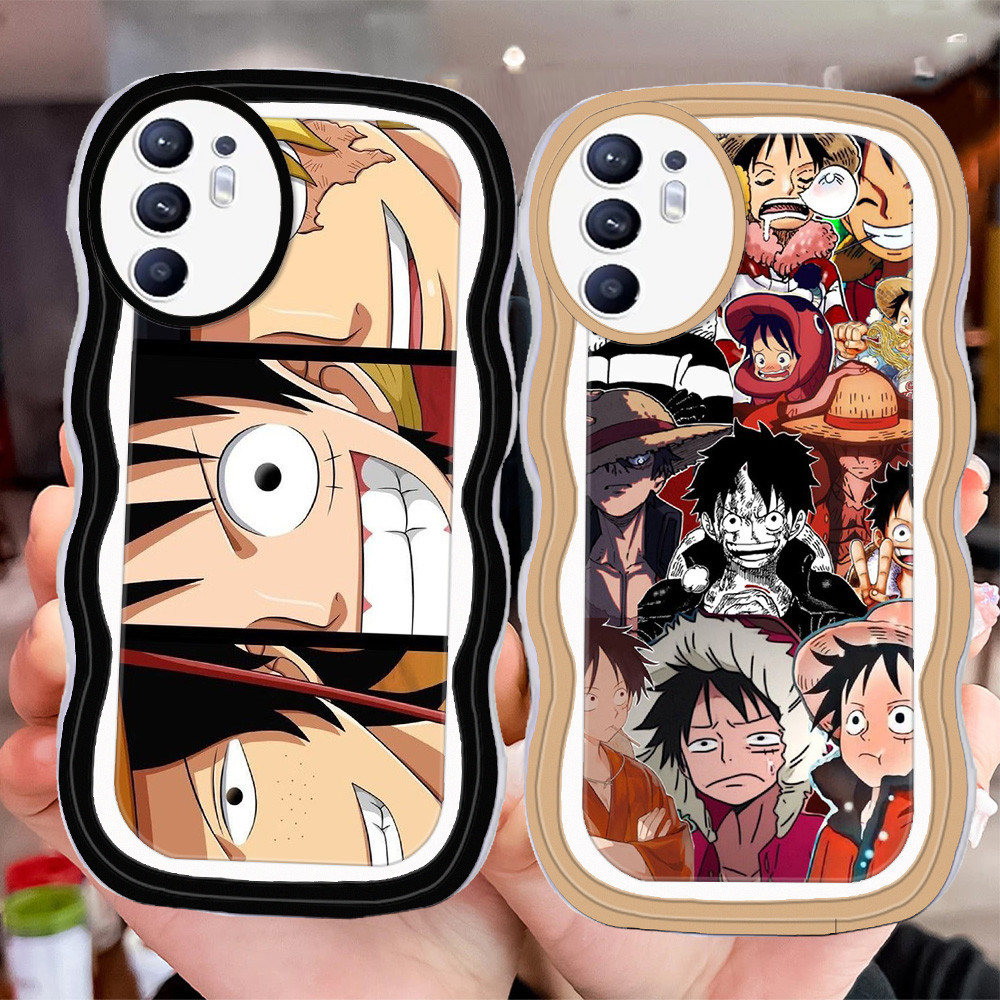 D-23 One Piece Transparan Casing untuk OPPO Reno 4 6 4F 5 Lite 5G Case