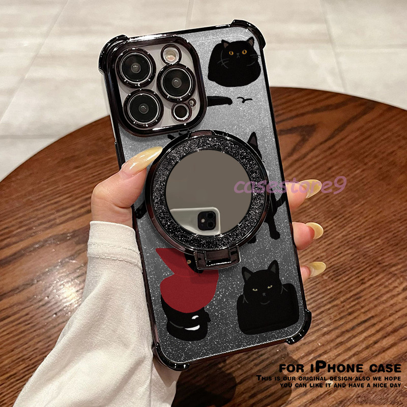 Glitter Card Case HP Oppo A12 A57 A3X A52 A5 2020 Softcase Oppo A7 A9 2020 Cermin Dengan Stand Oppo 