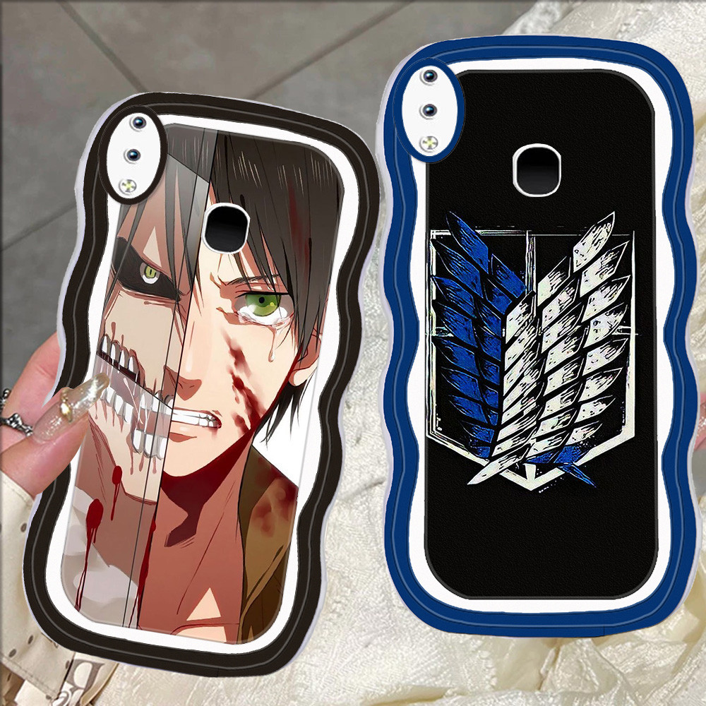 D-61 Attack on Titan Transparan Casing untuk VIVO V11 Pro V11i Y95 Y93 Y91 V9 Y91C Case