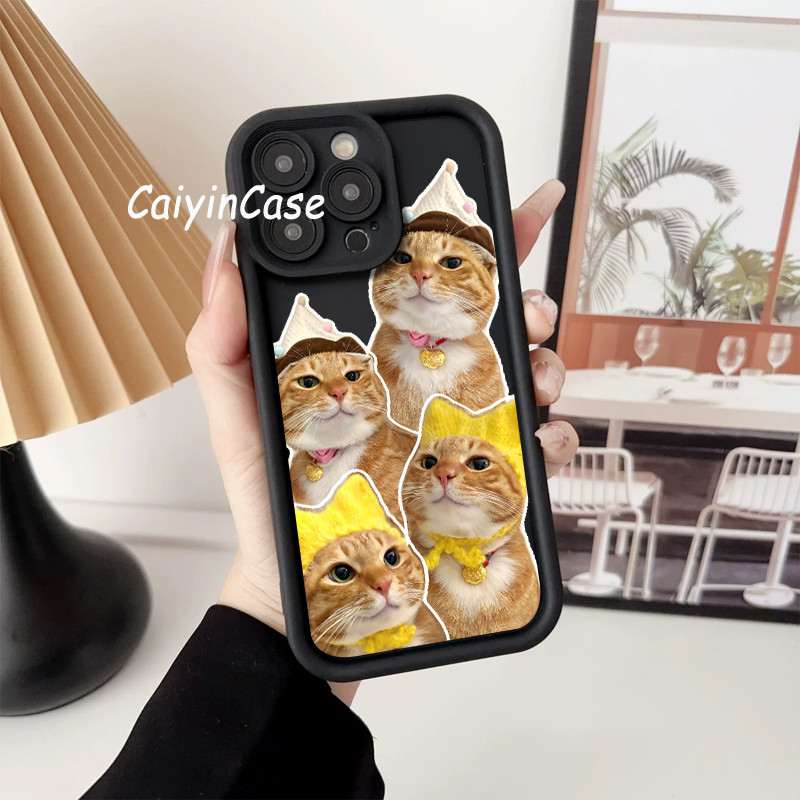case IPhone 11 Pro Xr Xs 7 PLus 12 Promax 13 Peliharaan Kucing Silikon Case IPhone 6 X 8 PLus  11 Pr