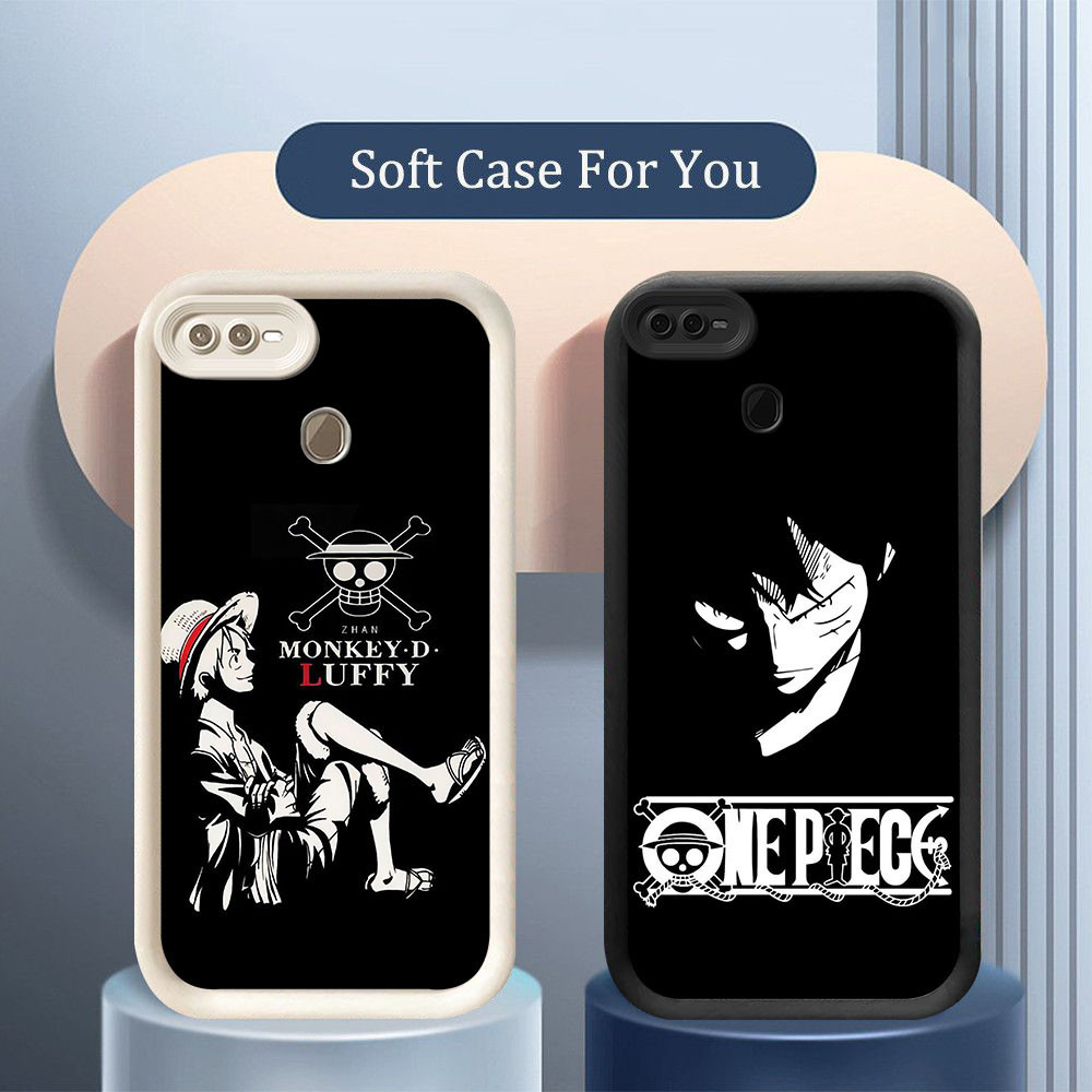 BW-20 Monkey D Luffy Luxury Casing untuk OPPO A7 F7 A12s A12 F9 A5S Realme 2 Pro