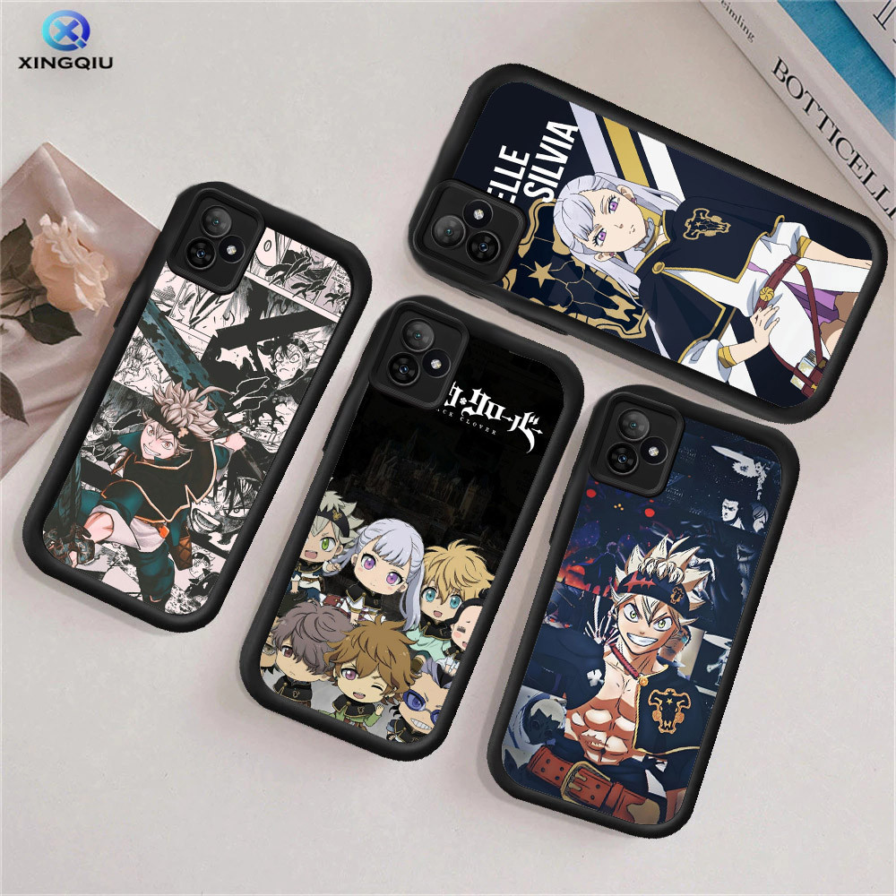 TL15 Black Clover Silikon Hp Plating Casing untuk VIVO V9 Y95 Y30 Y50 Y17 Y91i Z1 Y81S Y66 Y12 Y93 V