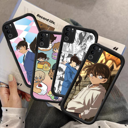 Detective Conan Hp Clear Plating Casing untuk Samsung A20 A56 A11 A10 S20 A21S A51 M02S A36 FE A03S 