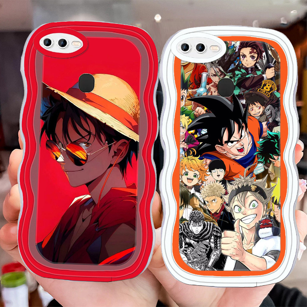 D-101 Monkey D Luffy Transparan Casing untuk OPPO A12S A7n A12 F7 A5S F9 Pro F5 A7 Case