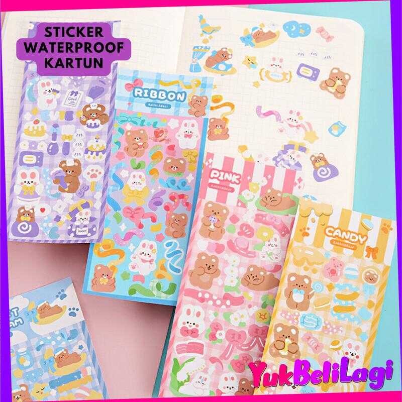 

COD (YBL) Sticker Waterproof Paper Motif DIY Stiker Momo Anti Air Karakter Lucu (BELI LOKAL)