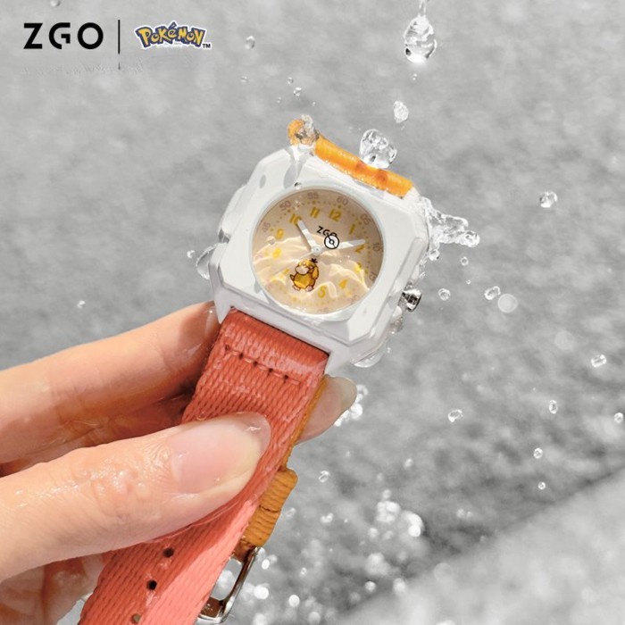 ZGO Pokémon Kodak Co-branded Watch Female Student Ins High-looking Swimming Watch Graduation Gift