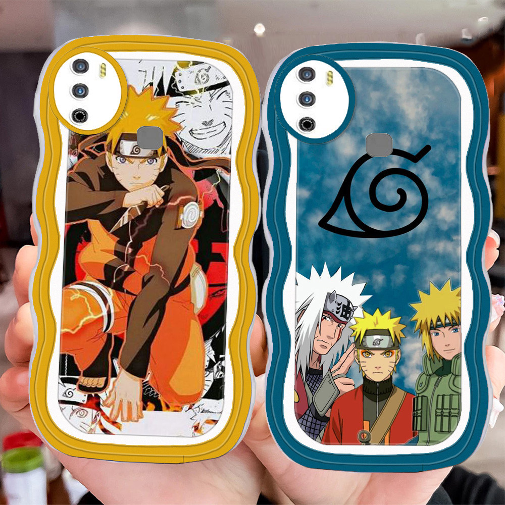 D-24 Naruto Transparan Casing untuk Infinix HOT 20S Smart 9 Play Case