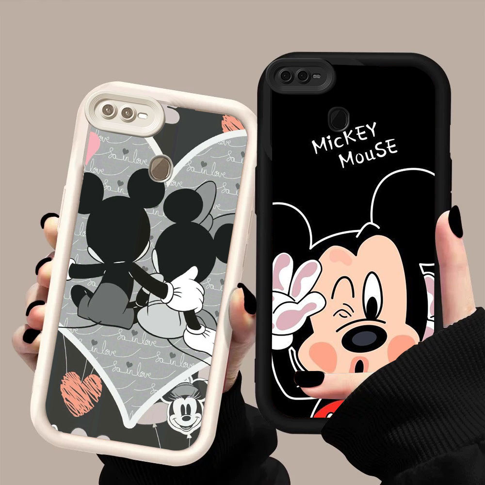 BM-17 Mickey Minnie Murah Casing HP TPU Anti Gores OPPO A7 A5S A12 A12s F7 F9 F25 Pro