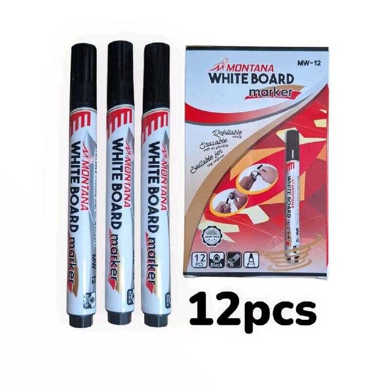 

WhiteBOARD MONTANA /Spidol Papan Tulis/spidol bisa di hapus/Board Marker/Spidol Black Hitam Stationery