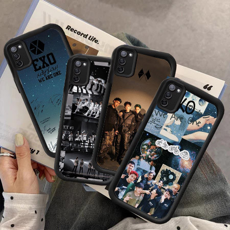 EXO Hp Clear Plating Casing untuk Samsung A20 A56 A11 A10 S20 A21S A51 M02S A36 FE A03S A71 A50s A02