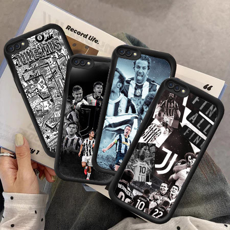 TL50 Juventus Hp Plating Casing untuk OPPO Reno 2Z A12 A7 A9 F11 A12s A3S A1K C2 C2s F7 F9 A12E A5 2