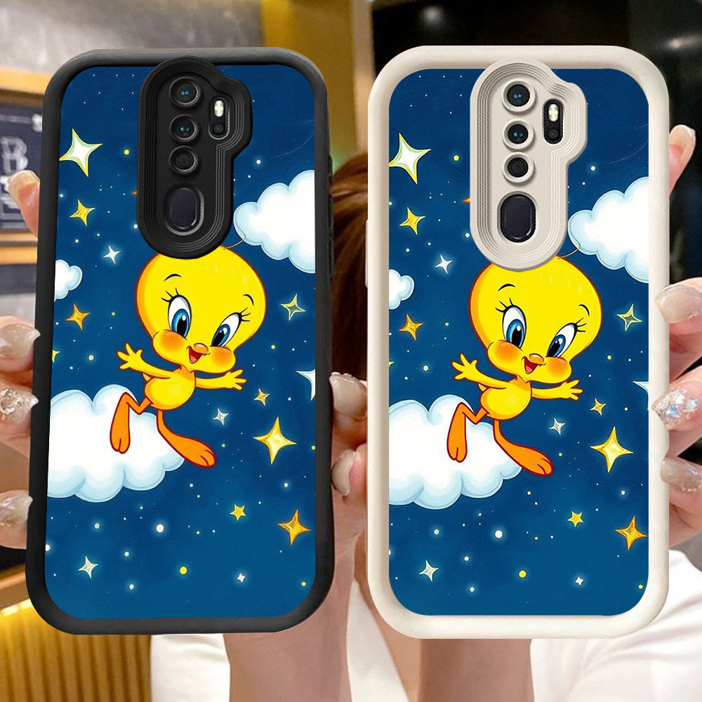 Casing untuk OPPO Reno F11 2F A9 A5 2Z 2020 Pro Kasus Pelindung JM25 Tweety