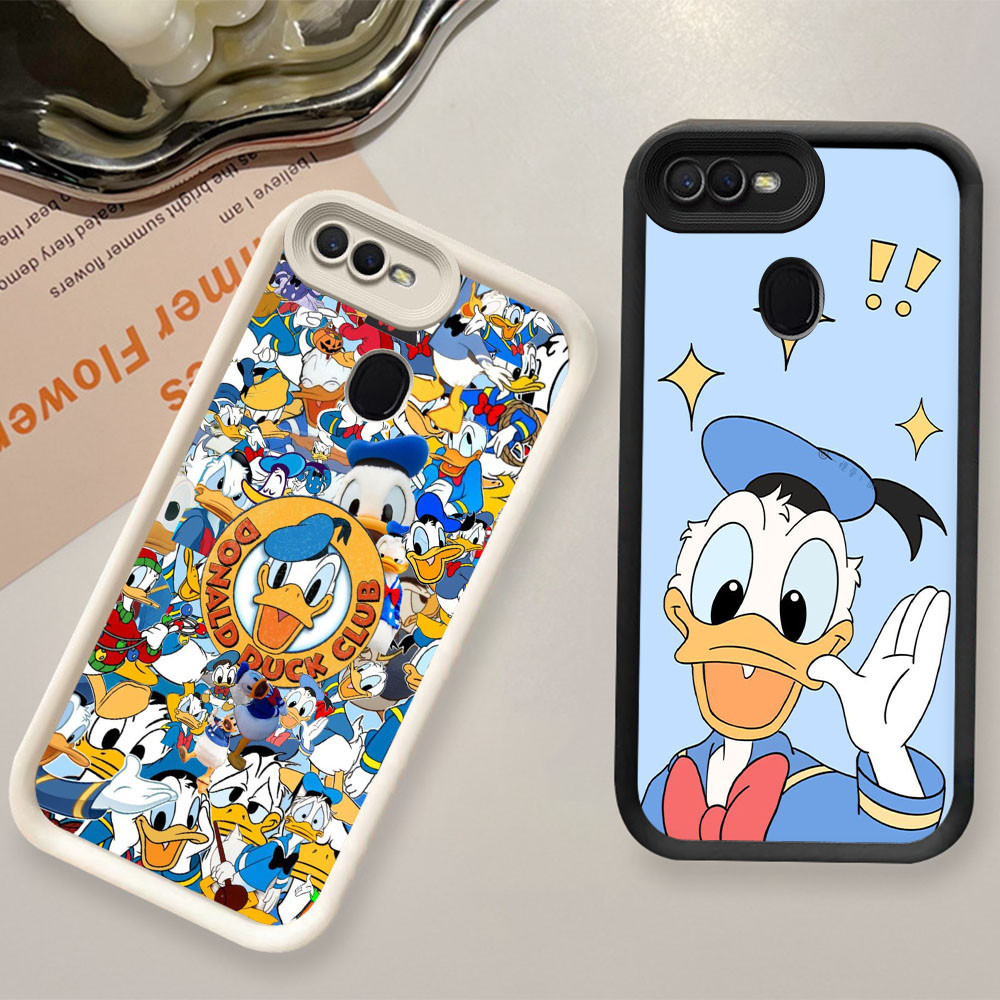 ST12 Donald duck Casing untuk OPPO A5S F5 A12 F9 A12s A7 F7 A11K 2018 Pro Kasus Ponsel