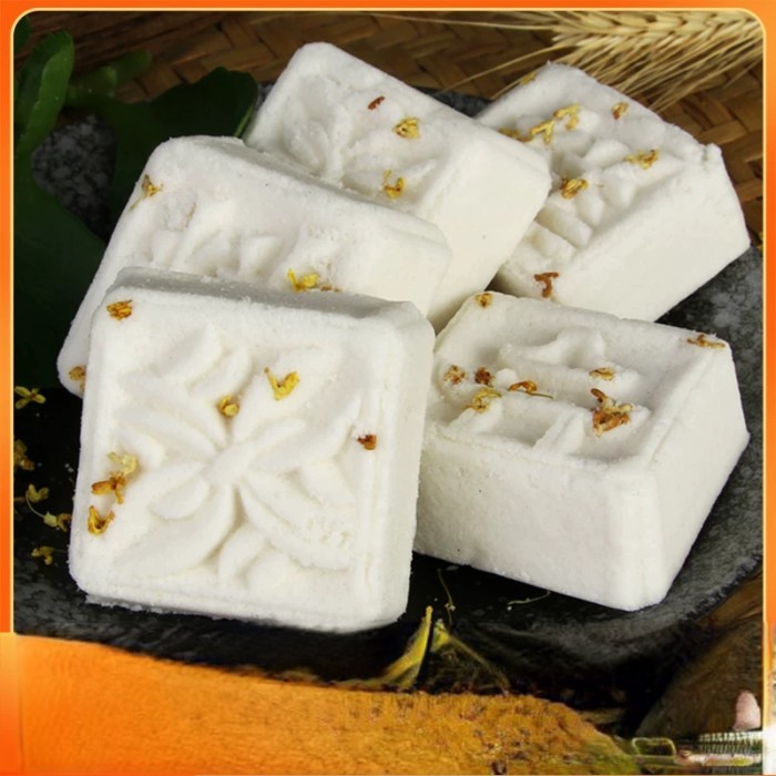 Specialty Osmanthus Cake, Traditional Glutinous Rice Cake, Cool Mint Cake, Handmade Chinese Style H