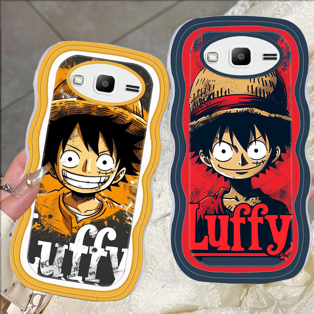 D-82 One Piece Luffy Transparan Casing untuk Samsung J5 J7 J2 J3 J6 J4 Prime Pro Plus 2015 2016 2017