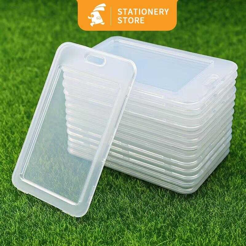 

Card frame casing box tempat ID card flashdisk holder bening tutup portrait-Rabbit Stationery