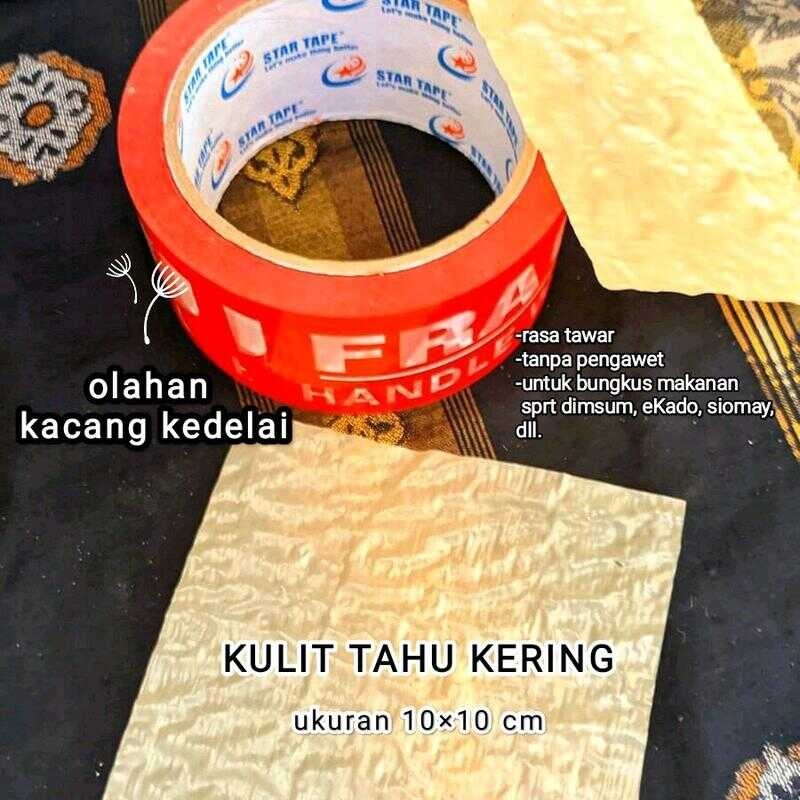 

Kulit Tahu kotak ukuran 10×10cm Food