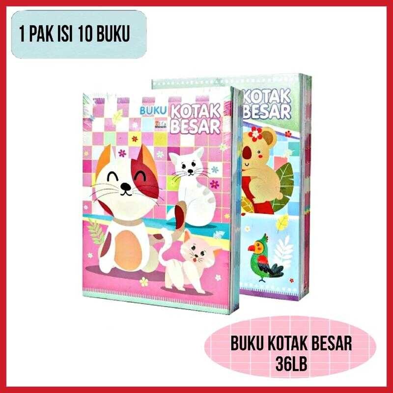 

BUKU TULIS KOTAK BESAR 38 LEMBAR Plastik