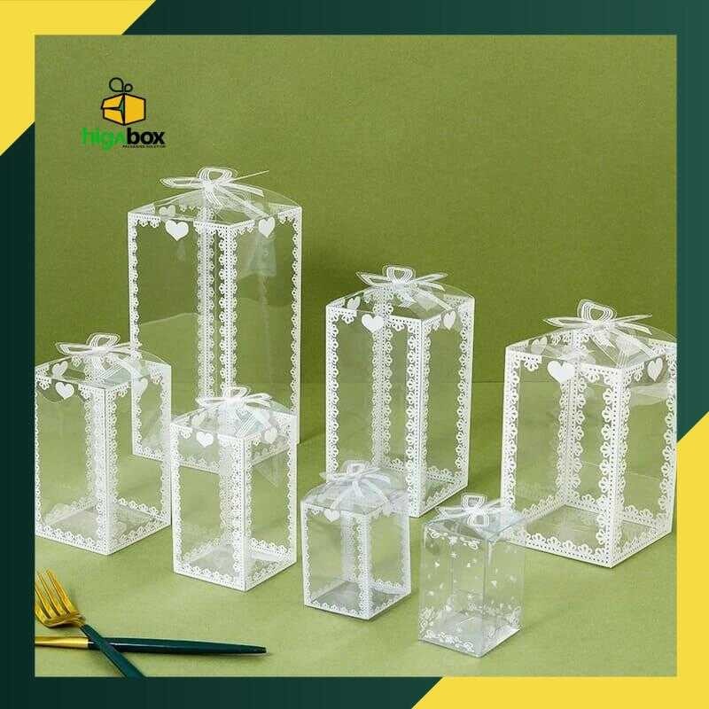 

Transparan Box Kotak / Kemasan Souvenir Mika Polos I BJ01L