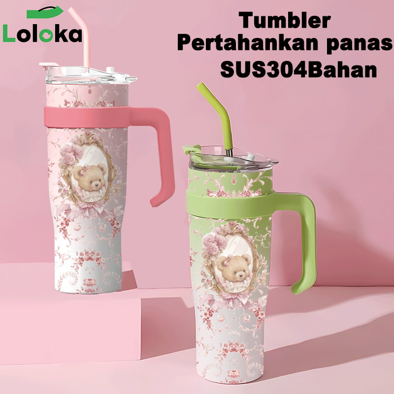 Tumbler Jumbo 1200ML Stainless Steel 304 Termos Air Panas Dingin Double Wall Kapasitas Besar 40BQQQ0