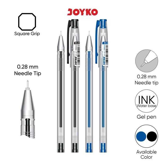 

Gel Pen Pulpen Pena Joyko GP-401 I-Tech 0.28 mm