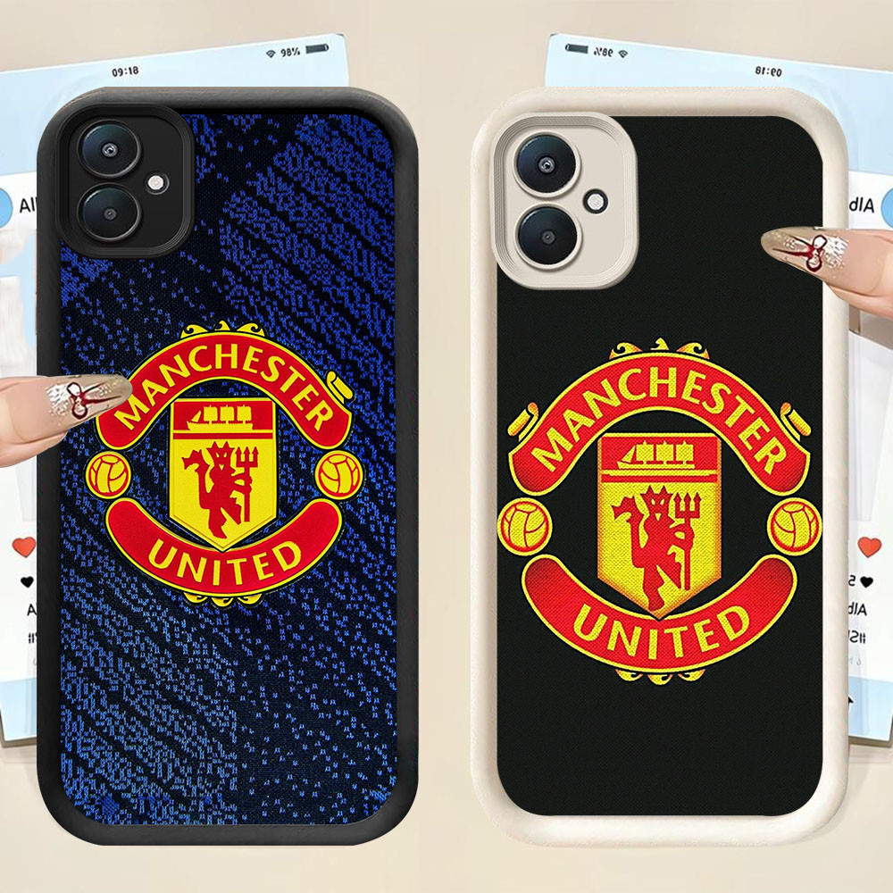 YS-10 Manchester United Soft Silicone Casing untuk VIVO Y300 T4 IQOO Z10 Pro Plus
