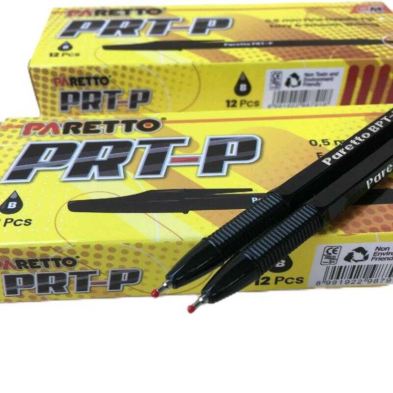 

(12pcs) Grosir pareto / 1 pak Bolpen Murah tinta hitam stationery Tulis