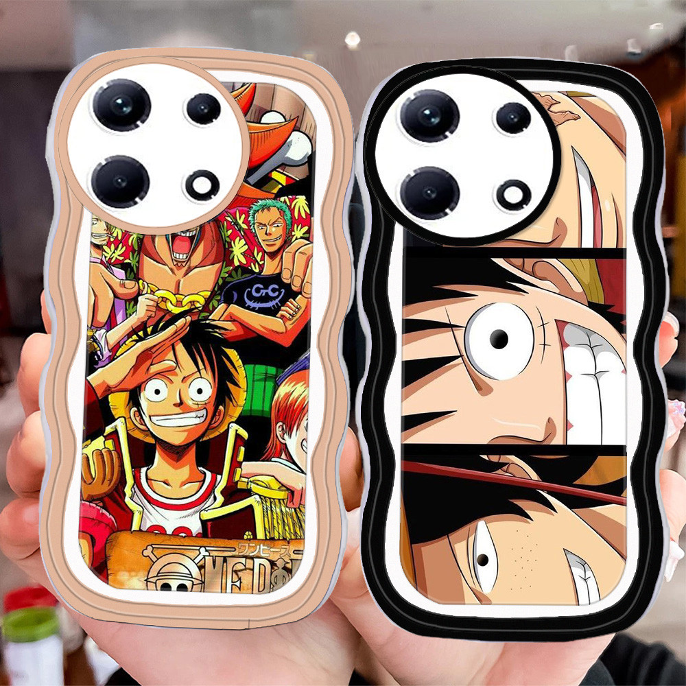 D-23 One Piece Transparan Casing untuk Infinix HOT Note 30 Play Pro 30i Smart 7 Case