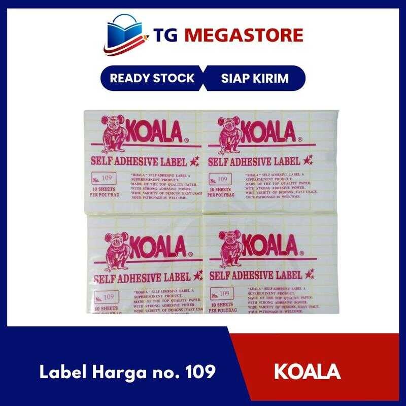 

Label Harga KOALA no. 109