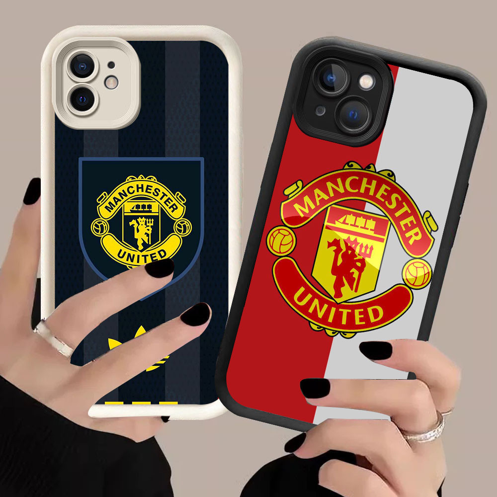 DR-20 Manchester United Soft Casing untuk iPhone 11 12 Mini 13 Pro Max